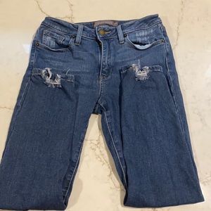 NWOT JUSTUSA High-Waisted Cropped Jeans